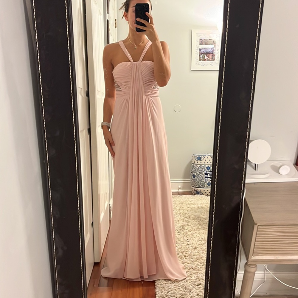 LM by Mignon HY0833 Illusion Sides Formal Dress
